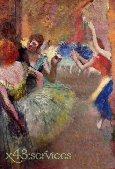 Edgar Degas - Balletszene 2 - zum Schließen ins Bild klicken